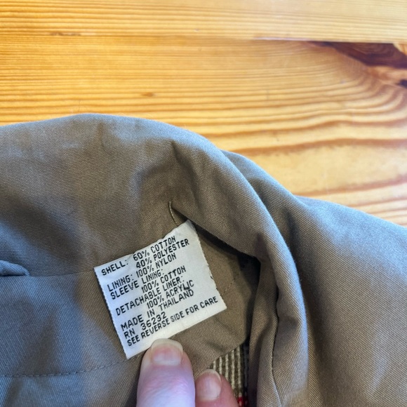 Ladies 1980s Retro Trench Coat Size 9/10 - Picture 12 of 13